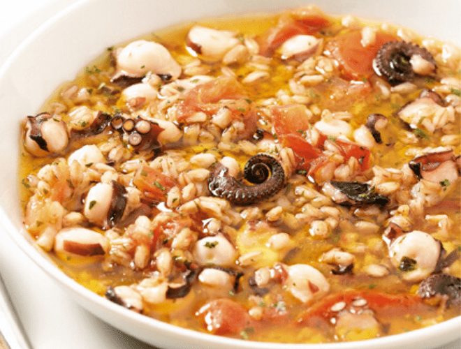 Zuppa Di Farro E Polpo Ricette Di Pesce