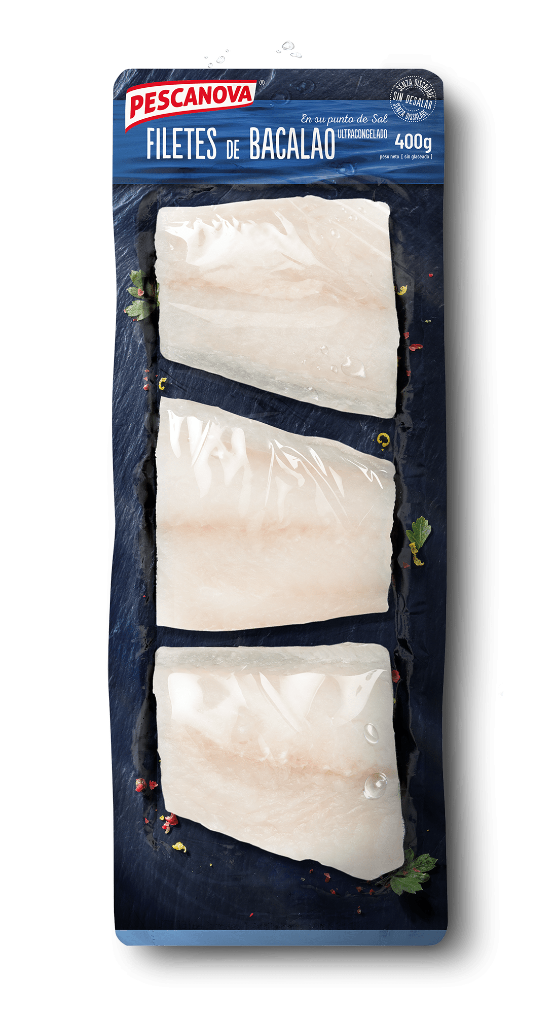 Filetes de bacalao 400g