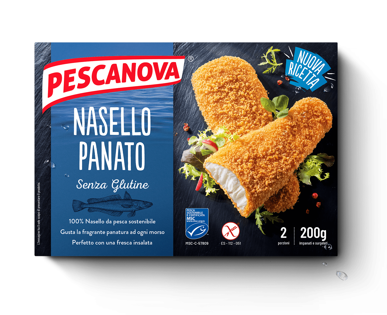 Nasello Panato Senza Glutine 200g